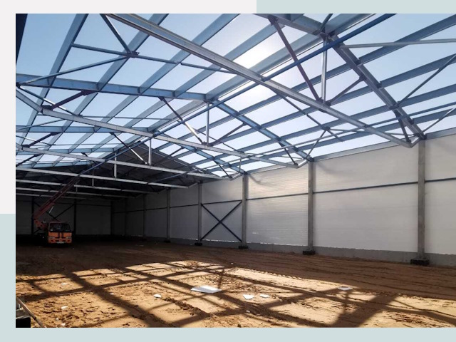 Строительство сенохранилищ в Лангепасе