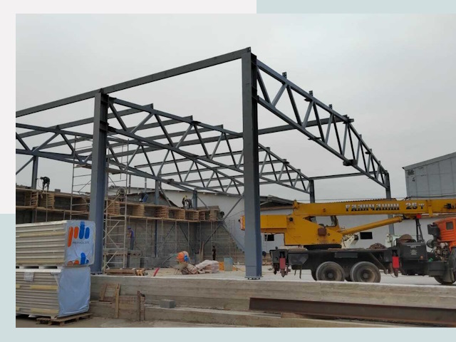 Строительство цехов в Лангепасе