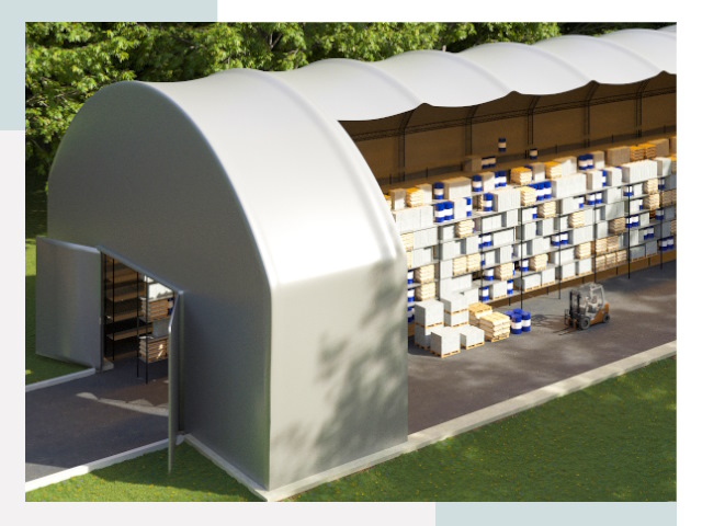 Тентовые ангары в Лангепасе