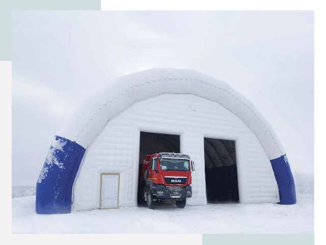 Мобильные ангары в Лангепасе