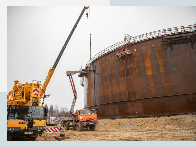 Монтаж резервуаров в Лангепасе от 606 руб. за м³