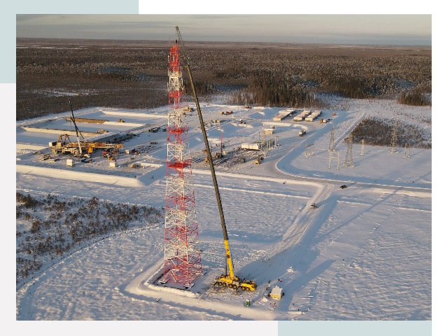 Мачты связи в Лангепасе