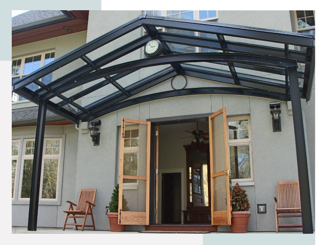 Козырьки металлические в Лангепасе