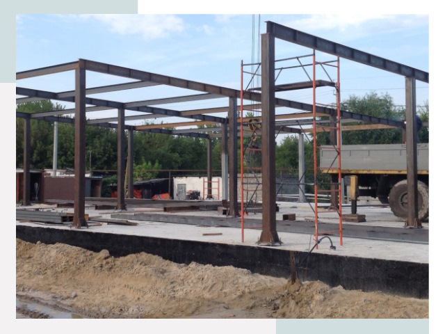 Фундамент для ангаров в Лангепасе