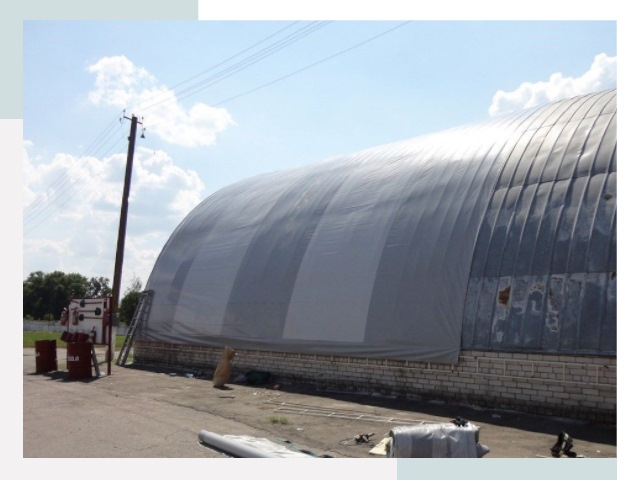 Ремонт ангаров в Лангепасе