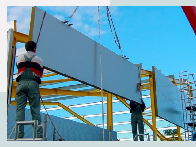 Монтаж сэндвич-панелей в Лангепасе от 606 руб.