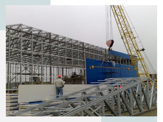 Монтаж ангаров в Лангепасе